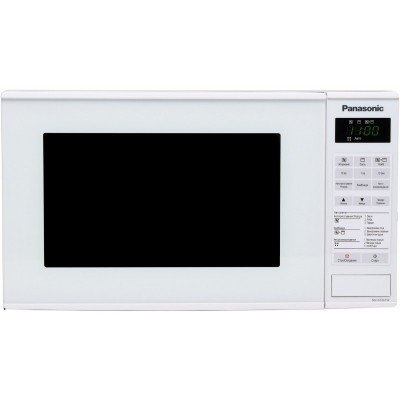 Мікрохвильова піч Panasonic, 20л, 800Вт, гриль, дисплей, білий