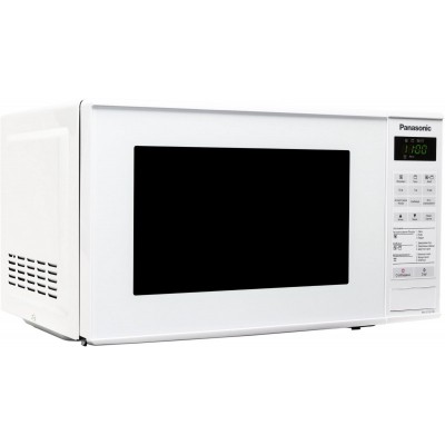 Мікрохвильова піч Panasonic, 20л, 800Вт, гриль, дисплей, білий