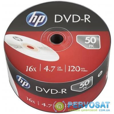 Диск DVD HP DVD-R 4.7GB 16X 50шт (69303)