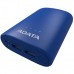Батарея универсальная ADATA P10050V Dark Blue (10050mAh, 2*5V*2,4A max, cable Micro-USB) (AP10050V-DUSB-CDB)