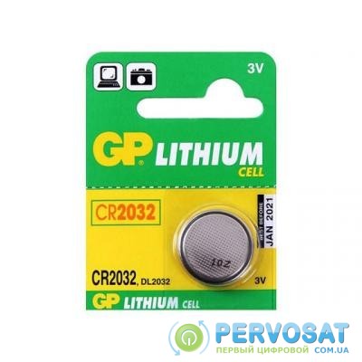 Батарейка GP CR2032 * 1 (CR2032-U5 / CR2032)