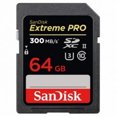 Карта пам'яті SanDisk 64GB SDXC Extreme Pro UHS-II (SDSDXDK-064G-GN4IN) Карта пам'яті SanDisk 64GB SDXC Extreme Pro UHS-II (SDSDXDK-064G-GN4IN)