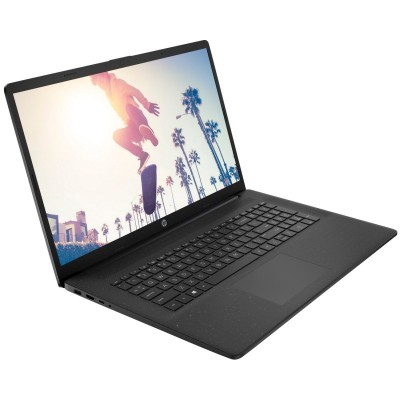 Ноутбук HP 17-cn1000ua 17.3&quot; FHD IPS AG, Intel i5-1155G7, 16GB, 1TB+F512GB, UMA, DOS, чорний