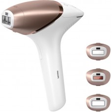 Фотоепілятор Philips Lumea IPL 9900 Series, акумуляторний , кіл-ть спалах.-450000, 2-4 см2, насадок-3, футляр, біло-золотий Фотоепілятор Philips Lumea IPL 9900 Series, акумуляторний , кіл-ть спалах.-450000, 2-4 см2, насадок-3, футляр, біло-золотий
