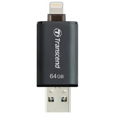 USB флеш накопитель Transcend 64GB JetDrive Go 300 Black USB 3.1 (TS64GJDG300K)