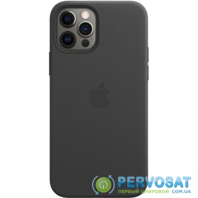 Чехол для моб. телефона Apple iPhone 12 | 12 Pro Leather Case with MagSafe - Black (MHKG3ZE/A)