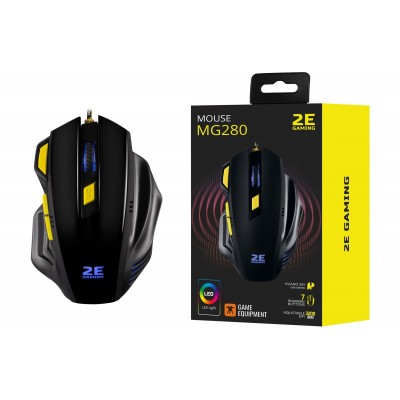 Миша 2E GAMING MG280 LED USB Black