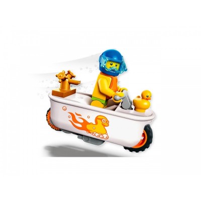 Конструктор LEGO City Stuntz Каскадерський мотоцикл для гри у ванні