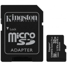 Карта пам'яті Kingston 2x32GB microSD class 10 U1 V10 A1 Canvas Select Plus (SDCS2/32GB-2P1A) Карта пам'яті Kingston 2x32GB microSD class 10 U1 V10 A1 Canvas Select Plus (SDCS2/32GB-2P1A)