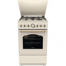 Плита Gorenje комбінована, 70л, 50x60см, дисплей, газ-контроль, чавун, слонової кістки Плита Gorenje комбінована, 70л, 50x60см, дисплей, газ-контроль, чавун, слонової кістки