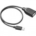 Дата кабель OTG USB 2.0 AF to Type-C 0.3m CANYON (CNE-USBC3B)
