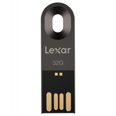 USB флеш накопичувач Lexar 32GB JumpDrive M25 Titanium Gray USB 2.0 (LJDM025032G-BNQNG)