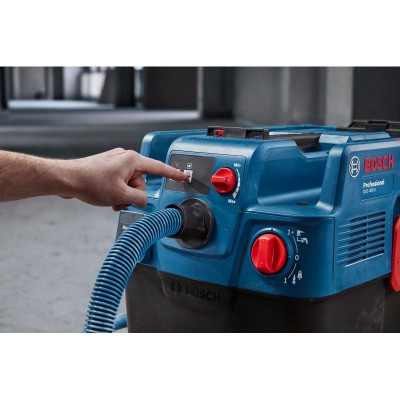 Пилосос професійний Bosch Professional GAS 400 A, 1200Вт, 240мБар, контейнер 40л, 14кг