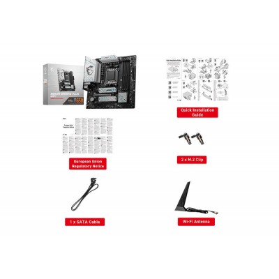 Материнcька плата MSI B650M GAMING PLUS WIFI sAM5 B650 4xDDR5 HDMI DP WiFi BT mATX