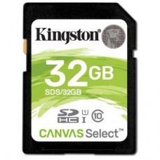 Карта пам'яті Kingston 32GB SDHC class 10 UHS-I U3 Canvas Select (SDS/32GB) Карта пам'яті Kingston 32GB SDHC class 10 UHS-I U3 Canvas Select (SDS/32GB)