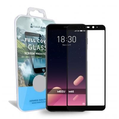 Скло захисне MakeFuture для Meizu M6S Black Full Cover (MGFC-MM6SB)