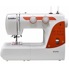 Швейна машина LEADER VS 377A, електромех., 70Вт, 21 шв.оп., петля напівавтомат, білий + червоний