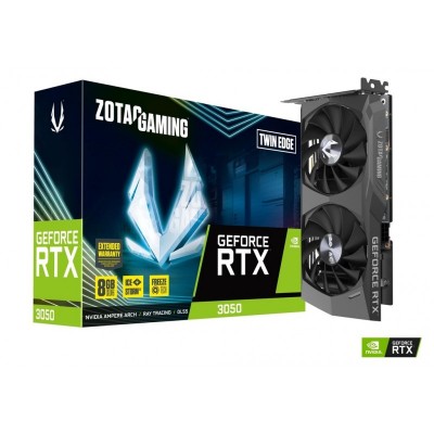 Відеокарта ZOTAC GeForce RTX 3050 8GB GDDR6 Twin Edge