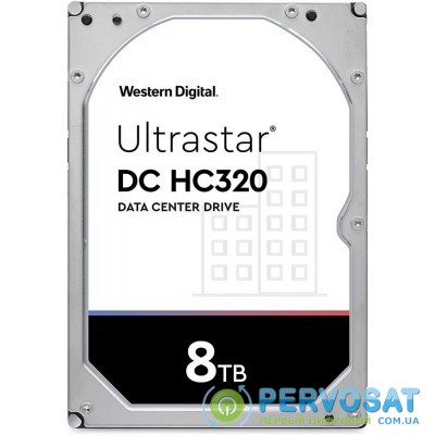 Жорсткий диск WD 3.5&quot; SATA 3.0 8TB 7200 256MB Ultrastar DC HC320 (HUS728T8TALE6L1)