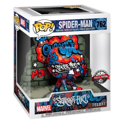 Колекційна Фігурка Funko POP! Deluxe Bobble Marvel Spider-Man Street Art Collection 49544