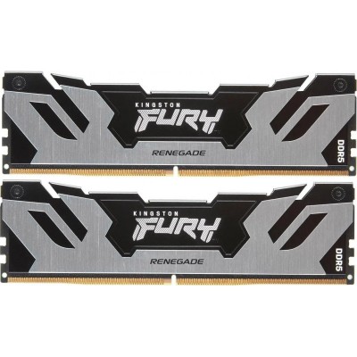 Пам'ять ПК Kingston DDR5 32GB KIT (16GBx2) 6800 FURY Renegade XMP Срібний