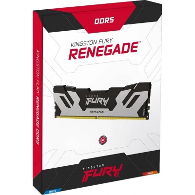 Пам'ять ПК Kingston DDR5 32GB KIT (16GBx2) 6800 FURY Renegade XMP Срібний