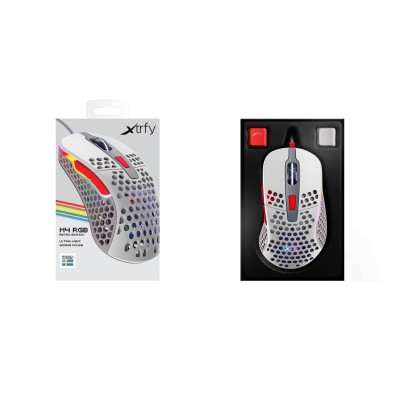 Миша Xtrfy M4, USB-A, RGB, Retro