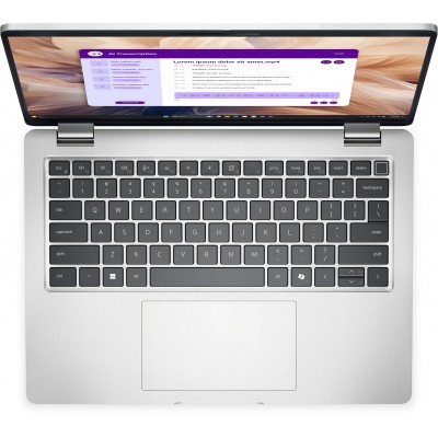 Ноутбук Dell Pro 14 Plus 14" FHD+ AG, Intel U5-235U, 32GB, F512GB, UMA, Lin, сріблястий