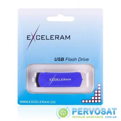 USB флеш накопитель eXceleram 32GB P2 Series Blue/Black USB 2.0 (EXP2U2BLB32)