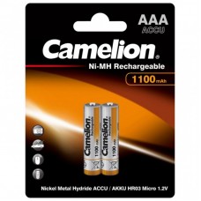 Акумулятор Camelion AAA 1100mAh Ni-MH * 2 R03-2BL (NH-AAA1100BP2) Акумулятор Camelion AAA 1100mAh Ni-MH * 2 R03-2BL (NH-AAA1100BP2)