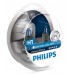 Лампа галогенна Philips H1 Diamond Vision, 5000K, 2шт/блістер