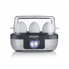 Яйцеварка Severin 420Вт, механічне керування, на 6 яєць, звуков., сигнал, пластик, сіро-чорний Яйцеварка Severin 420Вт, механічне керування, на 6 яєць, звуков., сигнал, пластик, сіро-чорний