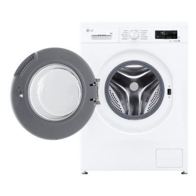 Пральна машина LG фронтальна, 6кг, 1200, В, 44см, дисплей, пара, інвертор, білий Пральна машина LG фронтальна, 6кг, 1200, В, 44см, дисплей, пара, інвертор, білий