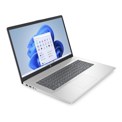 Ноутбук HP 17-cn2000ua 17.3&quot; FHD IPS AG, Intel i5-1235U, 16GB, F512GB, UMA, Win11, сріблястий