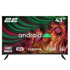 Телевізор 43" 2E LED FHD 60Hz Smart Android Black Телевізор 43" 2E LED FHD 60Hz Smart Android Black
