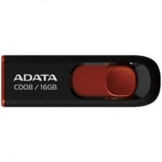 USB флеш накопичувач ADATA 16Gb C008 Black/Red USB 2.0 (AC008-16G-RKD) USB флеш накопичувач ADATA 16Gb C008 Black/Red USB 2.0 (AC008-16G-RKD)