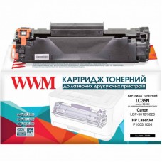 Картридж WWM для HP LJ P1005/P1006, Canon 712 аналог CB435A (LC35N) Картридж WWM для HP LJ P1005/P1006, Canon 712 аналог CB435A (LC35N)