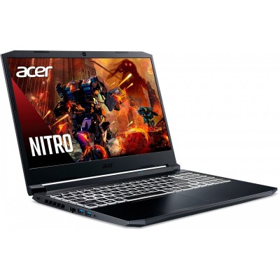 Ноутбук Acer Nitro 5 AN515-57 15.6FHD IPS 144Hz/Intel i7-11800H/16/512F/NVD3060-6/Lin/Black