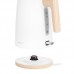 Електрочайник Ardesto EKL-F420WWD, 1.7л, метал, мат, Strix, білий
