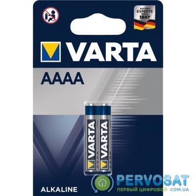 Батарейка Varta AAAA LR61 Alcaline * 2 (04061101402)