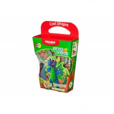 Маса для ліплення Paulinda Super Dough Cool Dragon Дракон синій Маса для ліплення Paulinda Super Dough Cool Dragon Дракон синій