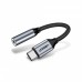 Переходник Ugreen Type-C M to 3.5mm F Audio Adapter 10 сm AV142 (Gray) (30632)