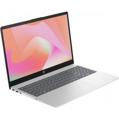 Ноутбук HP 15-fc0048ua 15.6&quot; FHD IPS AG, AMD R5-7520U, 16GB, F512GB, UMA, DOS, сріблястий