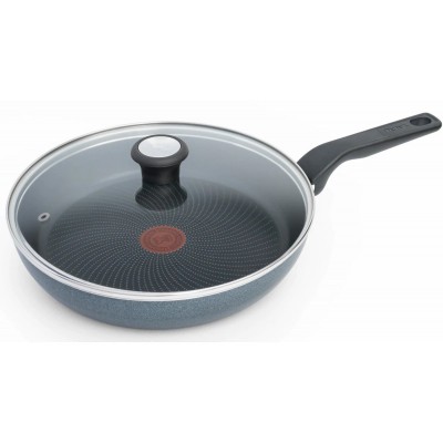 Сковорода з кришкою Tefal Generous Cook, 28см, алюміній, бакеліт, скло, чорний