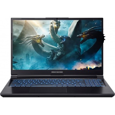 Ноутбук Dream Machines RG4060-15 15.6FHD IPS, Intel i7-13620H, 32GB, F1TB, NVD4060-8, DOS, чорний