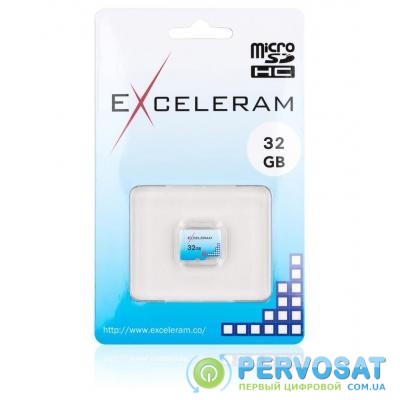 Карта памяти eXceleram 32GB microSD class 10 Color series (EMSD0005)