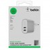 Зарядное устройство Belkin BOOST^CHARGE DUAL USB-24W/4.8A, Silver (F7U049VFSLV)