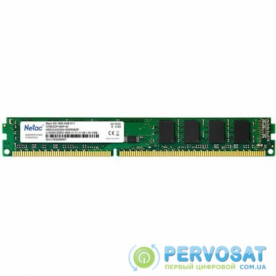 Модуль памяти для компьютера DDR3L 4GB 1600 MHz Netac (NTBSD3P16SP-04)