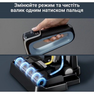 Пилосос Rowenta безпровідний миючий X-Clean 2, 120Вт, конт пил -0.44л, конт для води-0.73л, автон. робота до 35хв, вага-5кг, НЕРА, чорно-блакитний