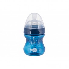 Дитяча Антиколікова пляшечка Nuvita NV6012 Mimic Cool 150мл темно-синя Дитяча Антиколікова пляшечка Nuvita NV6012 Mimic Cool 150мл темно-синя